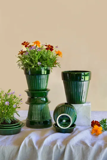 Pot émaillé Simona Ø18 cm - Vert - Bergs Potter