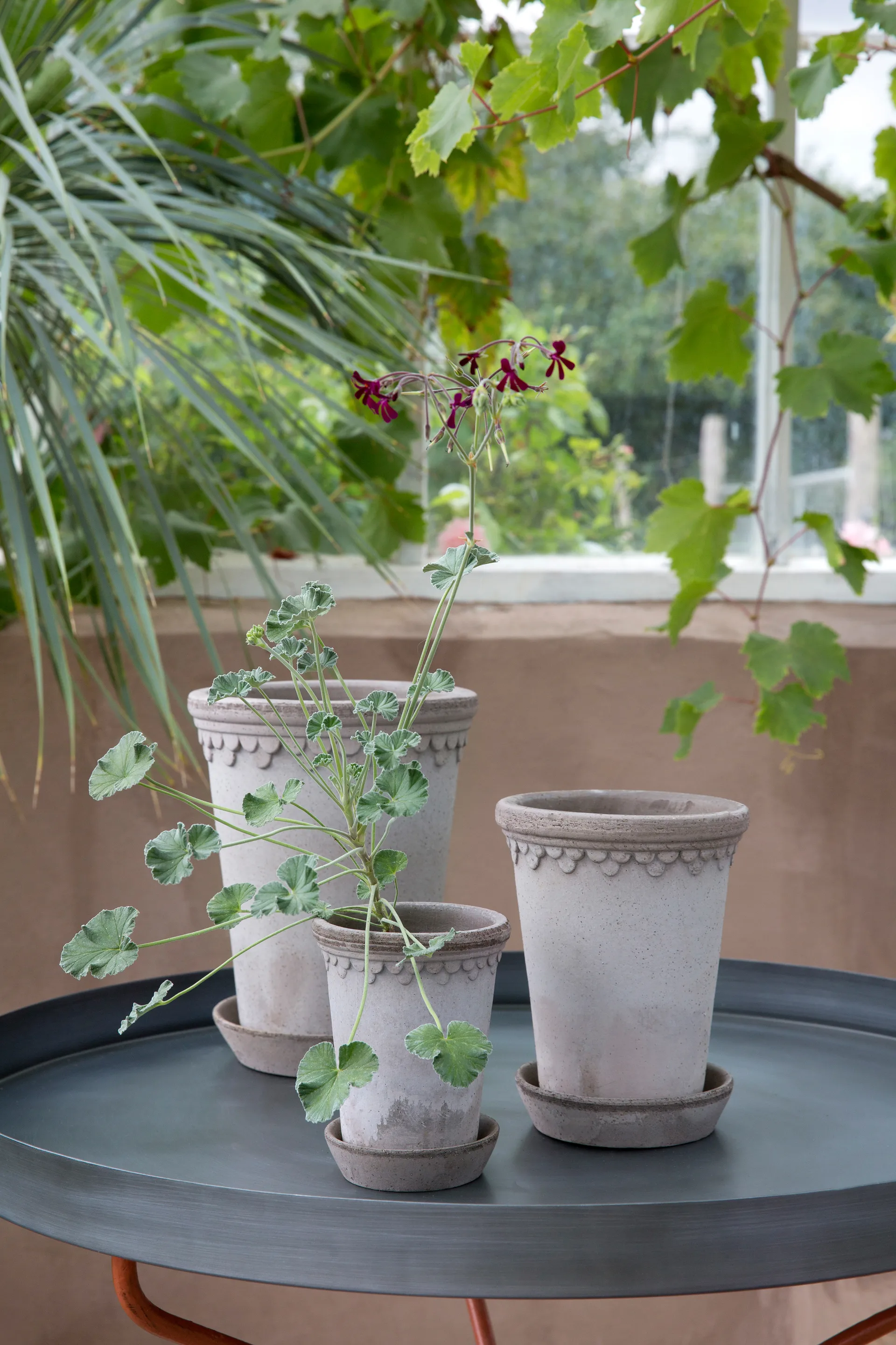 Pot haut Københavner Ø14 cm, Gris Bergs Potter