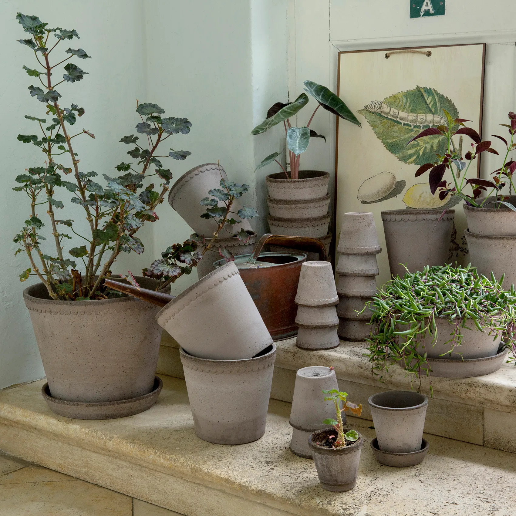 Pot Helena Ø18 cm, Gris Bergs Potter