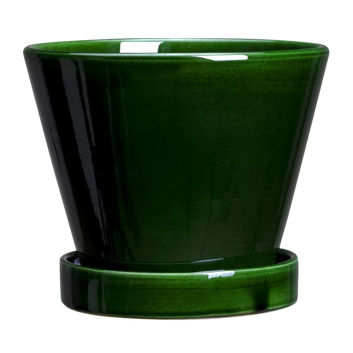 Pot Julie vitré Ø11cm - Green emerald - Bergs Potter