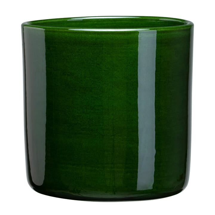 Pot Romeo vitré Ø15 cm - Vert - Bergs Potter