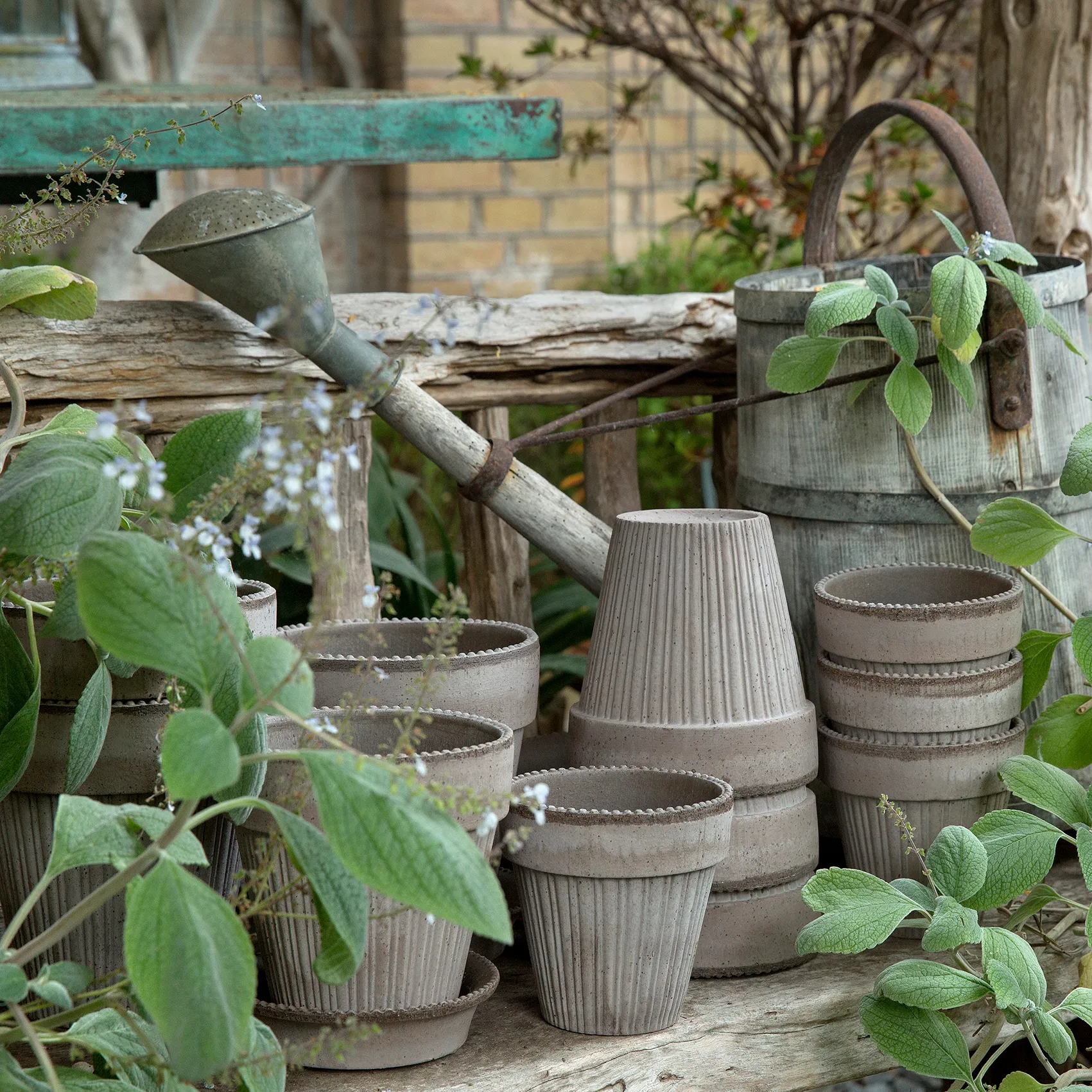 Pot Simona Ø18 cm, Gris Bergs Potter