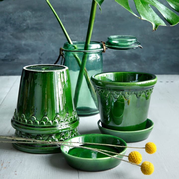 Pot vitré Københavner Ø12 cm, Vert Bergs Potter
