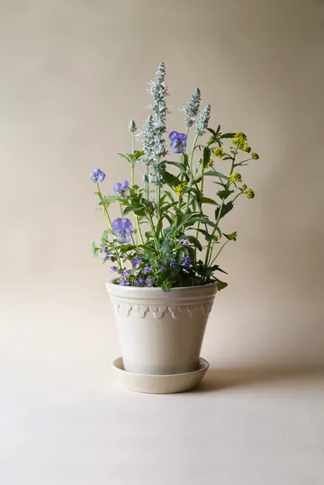 Pot vitré Københavner - Sand Stone, Ø10 cm - Bergs Potter