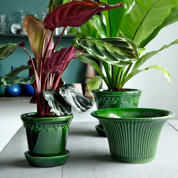 Pot vitré Københavner - Vert, Ø16 cm - Bergs Potter