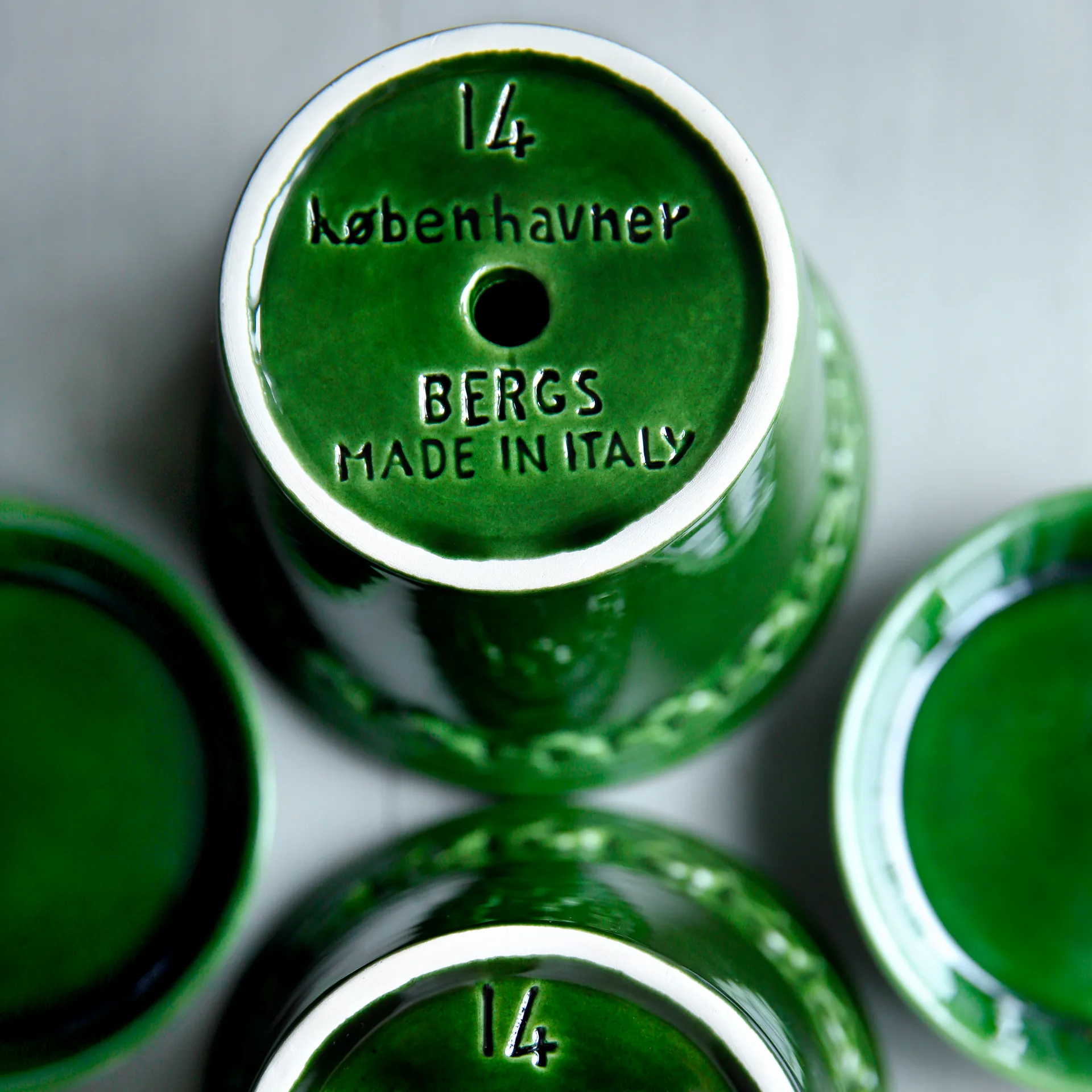 Pot vitré Københavner, Vert, Ø16 cm Bergs Potter