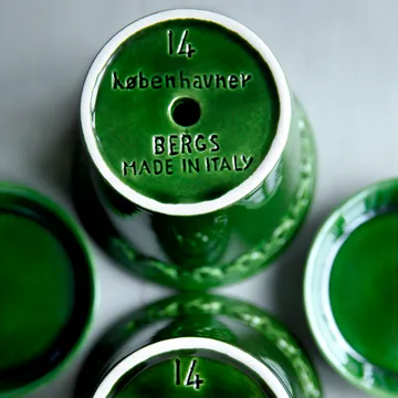 Pot vitré Københavner - Vert, Ø16 cm - Bergs Potter