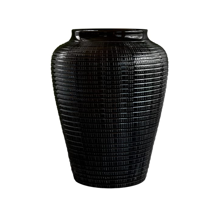 Vase Willow vitré 25cm - Black diamond - Bergs Potter