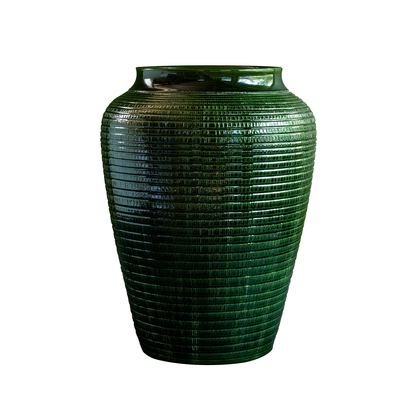 Vase Willow vitré 25cm, Green emerald Bergs Potter