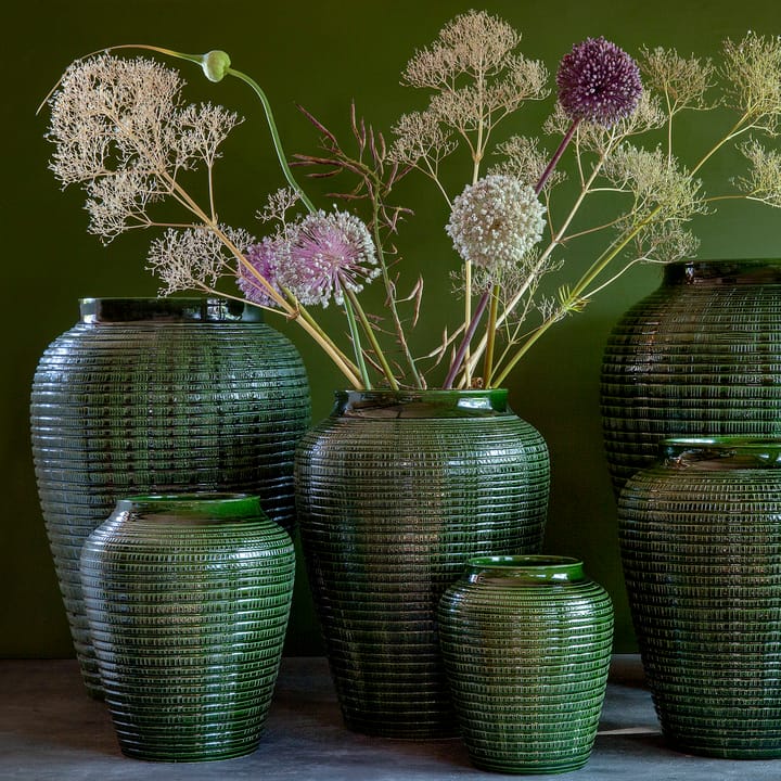 Vase Willow vitré 25cm, Green emerald Bergs Potter