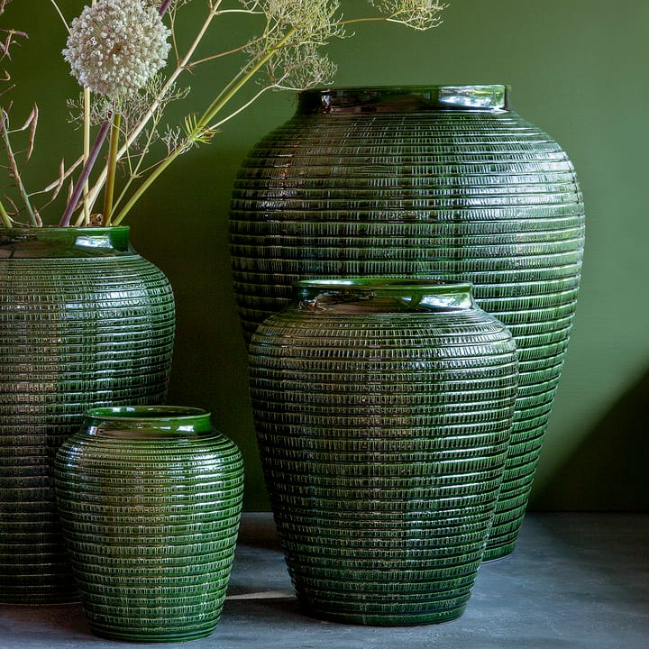 Vase Willow vitré 35cm, Green emerald Bergs Potter