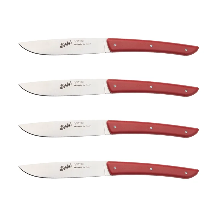 Couteaux à viande Color 4 pièces 11 cm - Red - Berkel