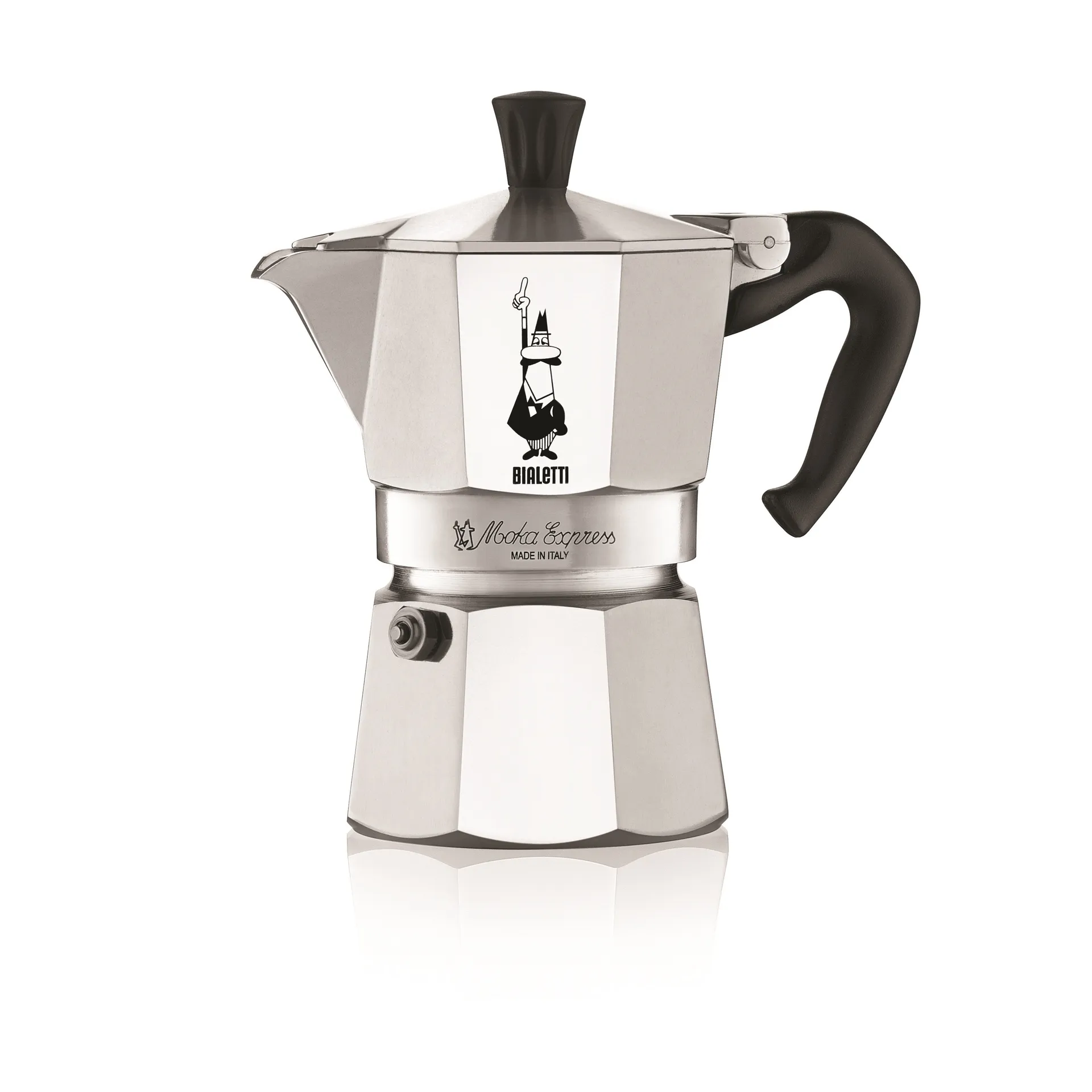 Cafetière Bialetti Moka 3 tasses, Argent Bialetti