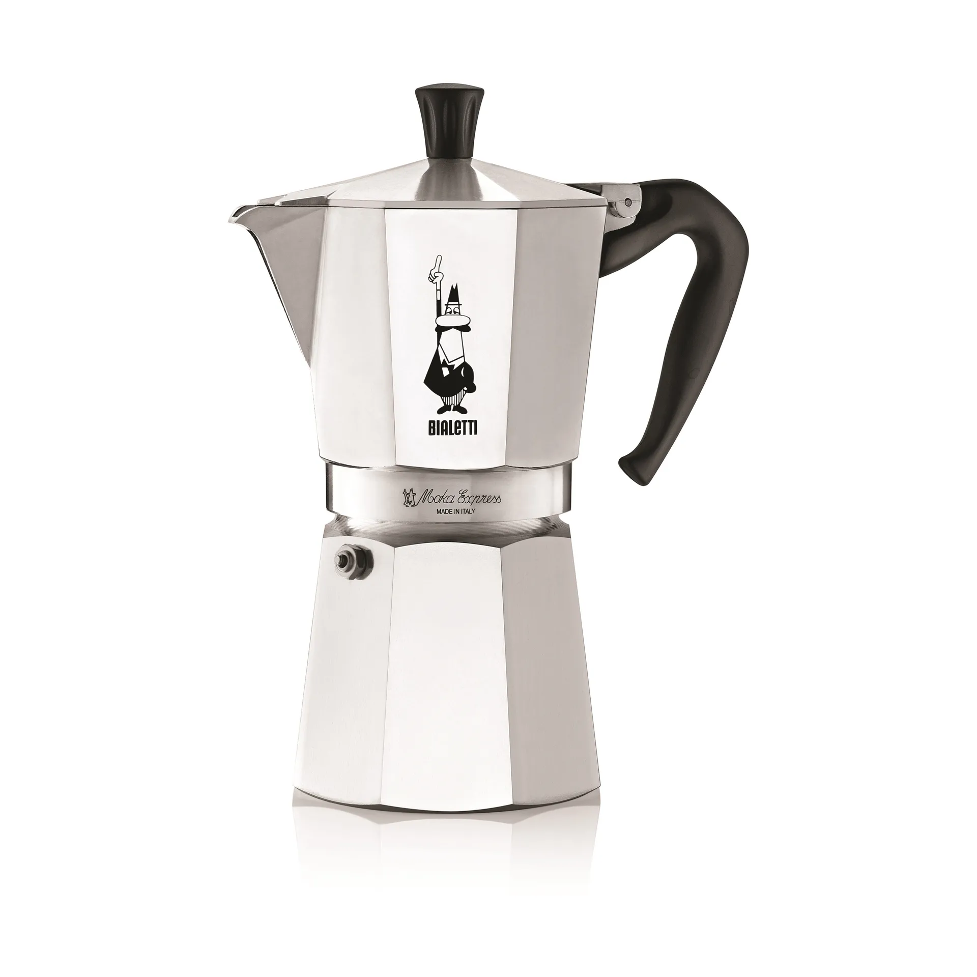 Cafetière Bialetti Moka 9 tasses, Argent Bialetti