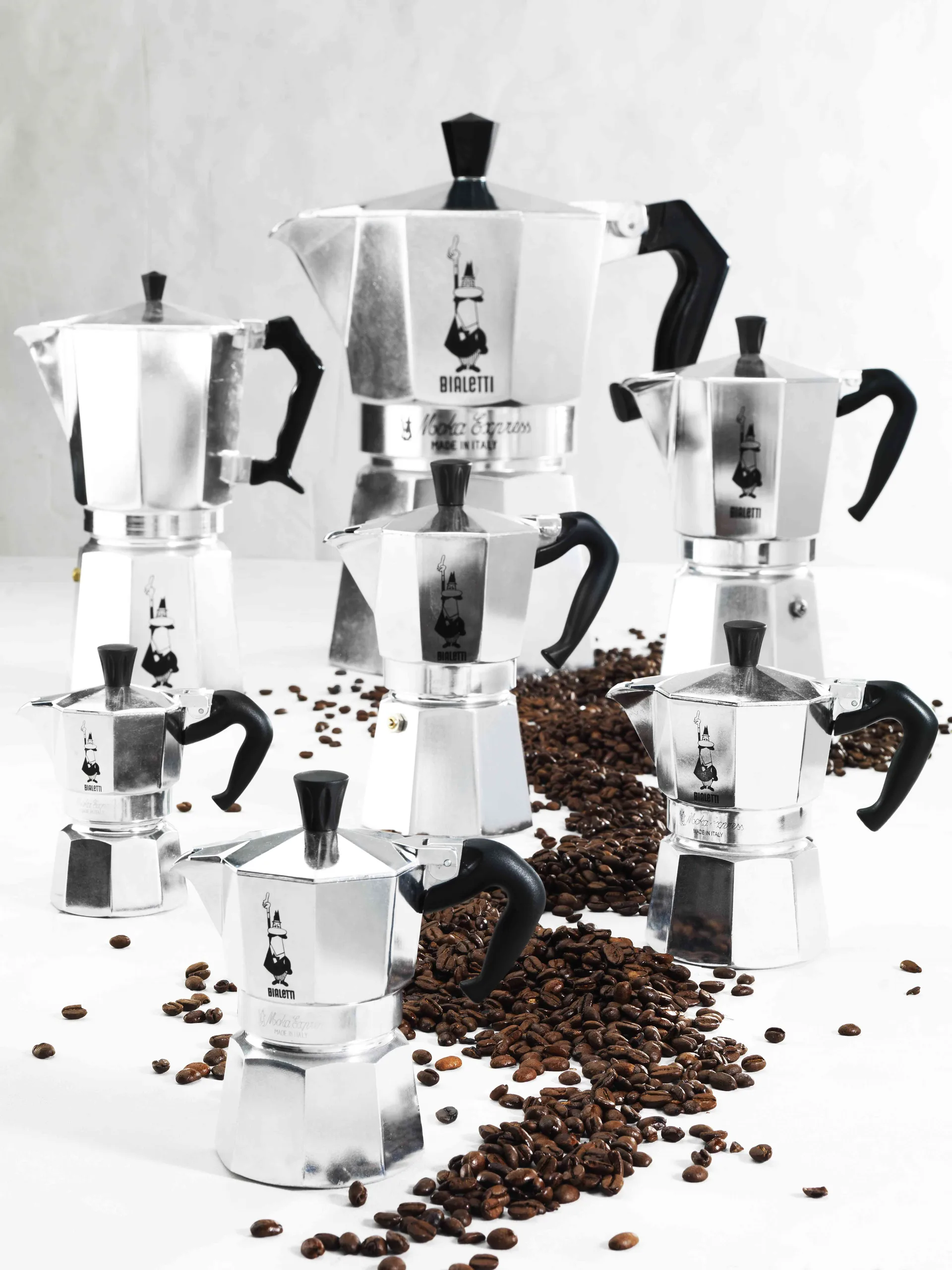 Cafetière Bialetti Moka 9 tasses, Argent Bialetti