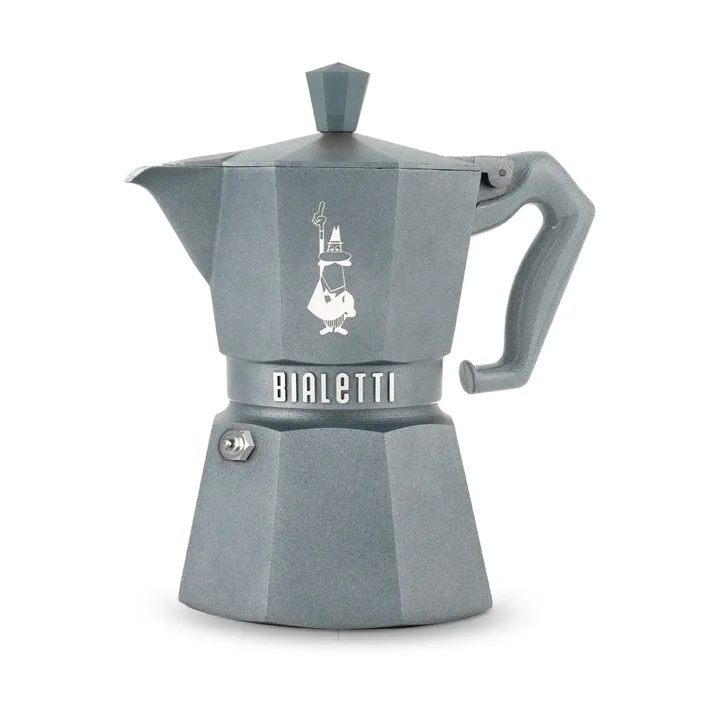 Cafetière moka Bialetti exclusive induction - Gris, 3 tasses - Bialetti