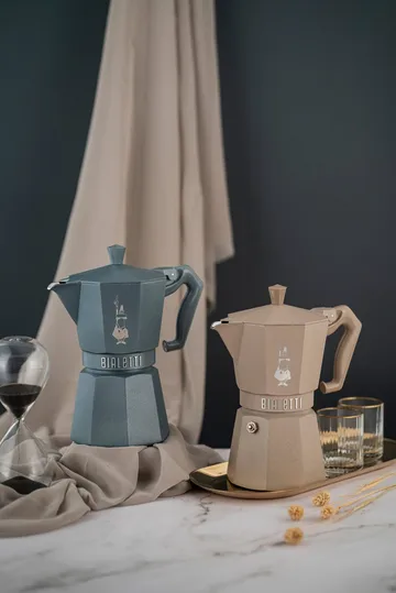 Cafetière moka Bialetti exclusive induction - Gris, 3 tasses - Bialetti