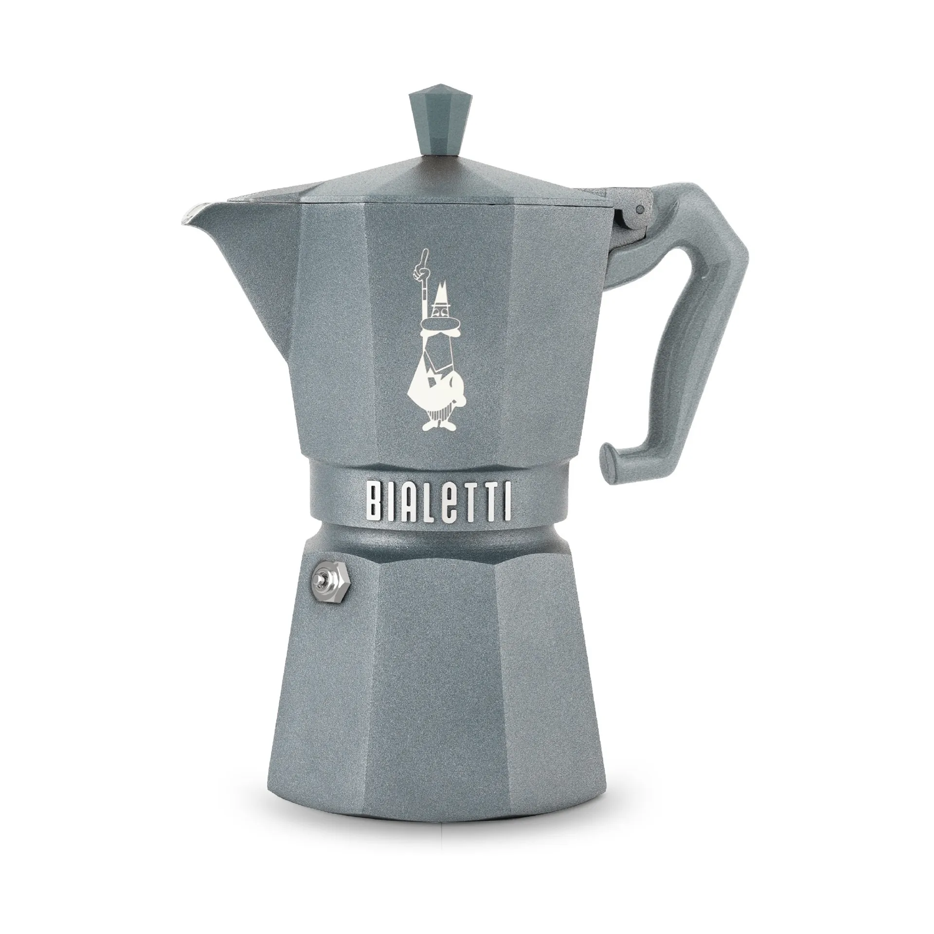 Cafetière moka Bialetti exclusive induction, Gris, 6 tasses Bialetti