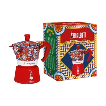 Cafetière moka Bialetti x Dolce & Gabbana - Chariot sicilien, 3 tasses - Bialetti