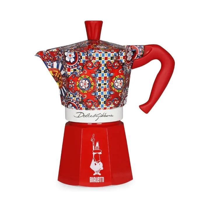Cafetière moka Bialetti x Dolce & Gabbana - Chariot sicilien, 6 tasses - Bialetti
