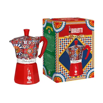 Cafetière moka Bialetti x Dolce & Gabbana - Chariot sicilien, 6 tasses - Bialetti