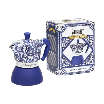Cafetière moka Bialetti x Dolce & Gabbana induction - Mediterraneo, 4 tasses - Bialetti