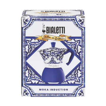 Cafetière moka Bialetti x Dolce & Gabbana induction - Mediterraneo, 4 tasses - Bialetti