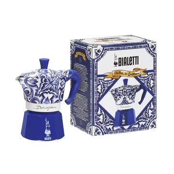 Cafetière moka Bialetti x Dolce & Gabbana - Mediterraneo, 3 tasses - Bialetti