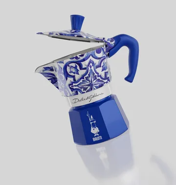 Cafetière moka Bialetti x Dolce & Gabbana - Mediterraneo, 3 tasses - Bialetti