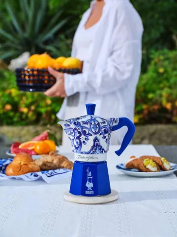 Cafetière moka Bialetti x Dolce & Gabbana - Mediterraneo, 3 tasses - Bialetti