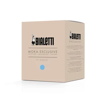 Cafetière moka exclusive Bialetti - Bleu clair, 3 tasses - Bialetti