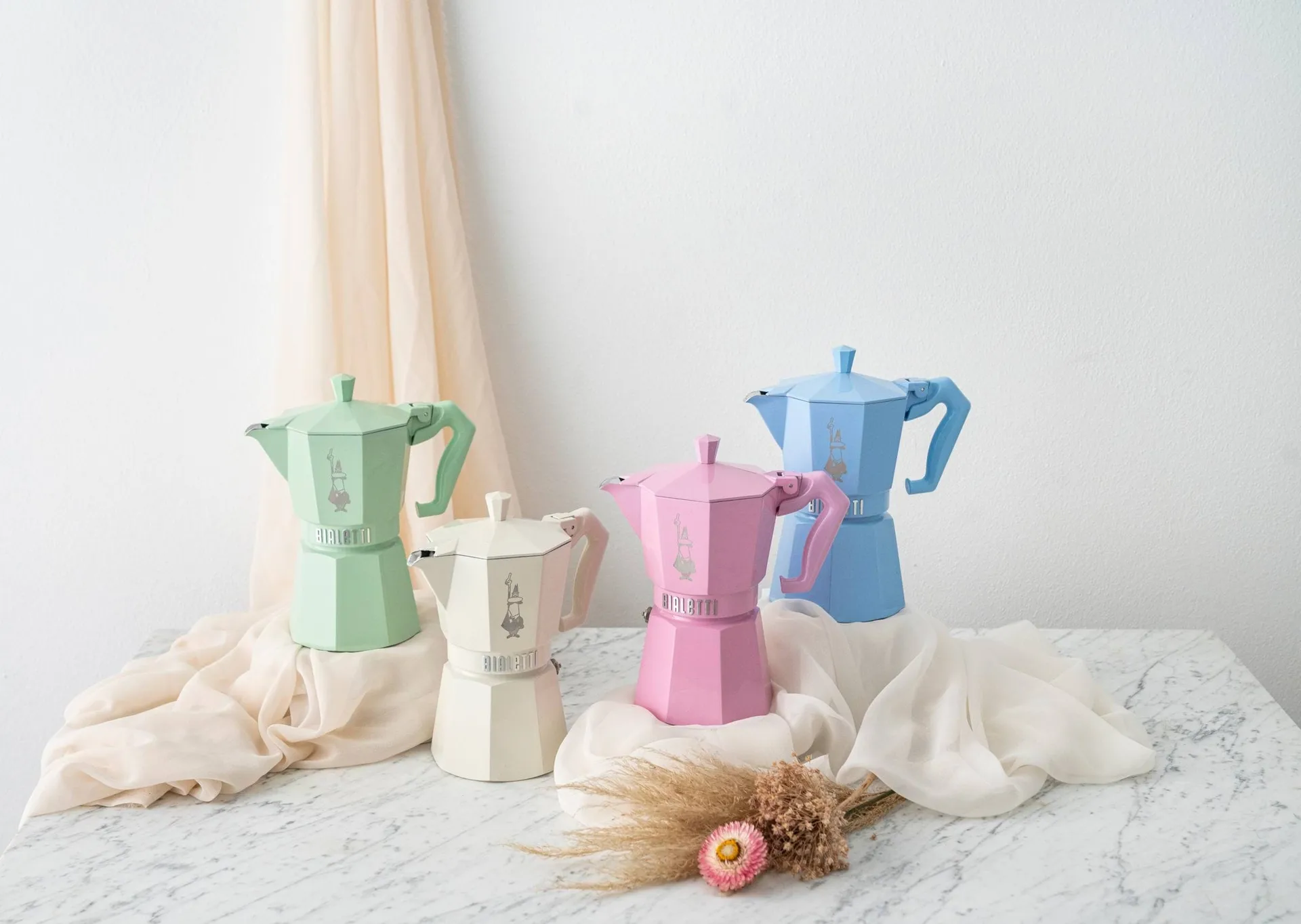 Cafetière moka exclusive Bialetti, Bleu clair, 3 tasses Bialetti