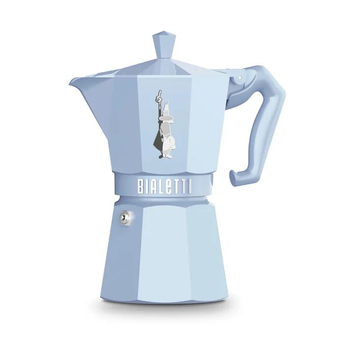 Cafetière moka exclusive Bialetti - Bleu clair, 6 tasses - Bialetti