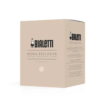 Cafetière moka exclusive Bialetti - Crème, 6 tasses - Bialetti