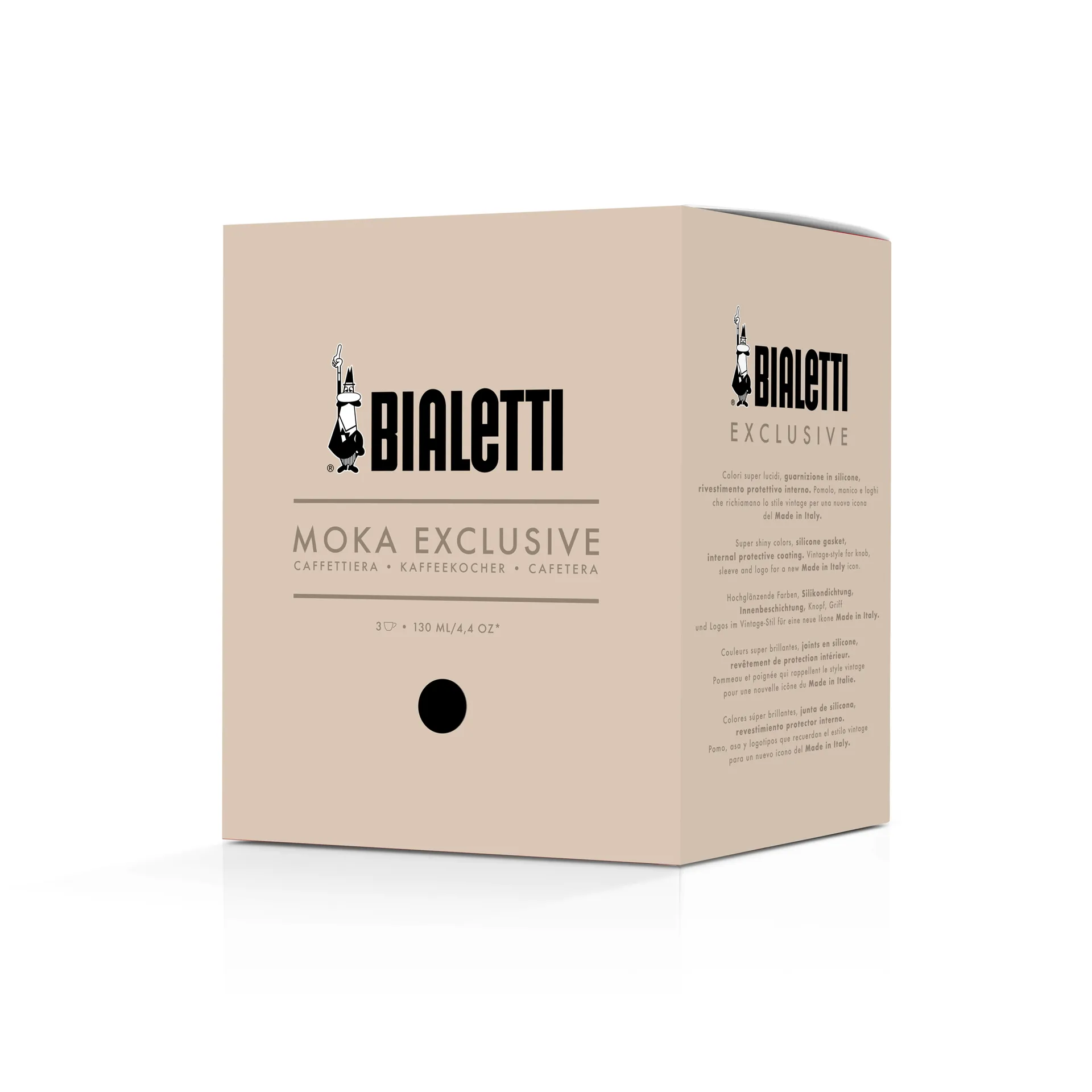 Cafetière moka exclusive Bialetti, Noir, 3 tasses Bialetti