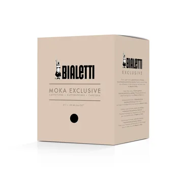 Cafetière moka exclusive Bialetti - Noir, 3 tasses - Bialetti