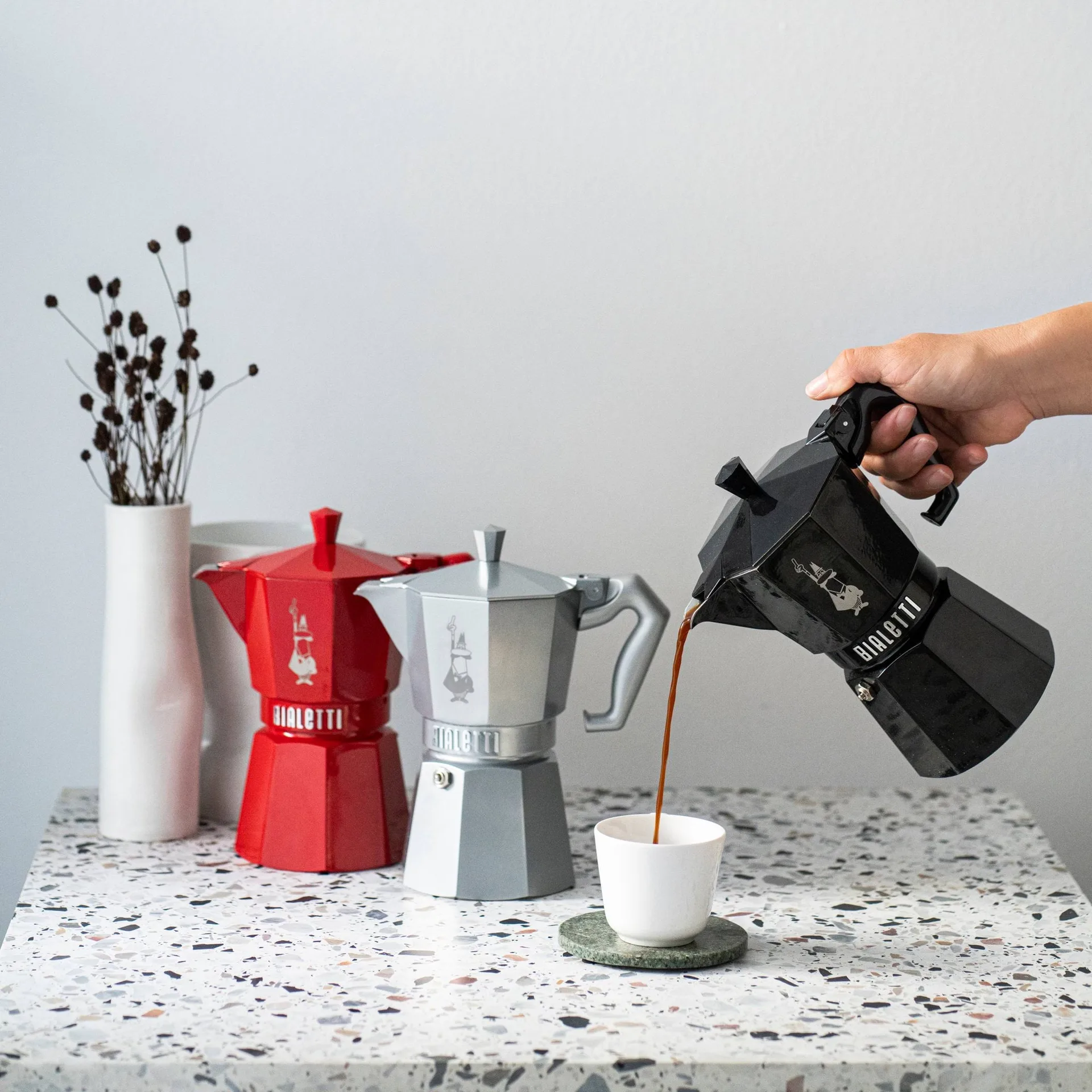 Cafetière moka exclusive Bialetti, Noir, 3 tasses Bialetti