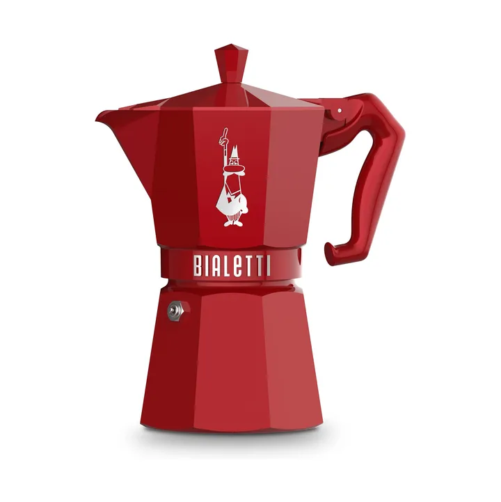Cafetière moka exclusive Bialetti - Rouge, 6 tasses - Bialetti