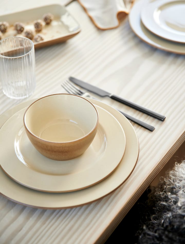 Assiette à dessert Bitz Wood Ø22 cm, Bois-sable Bitz