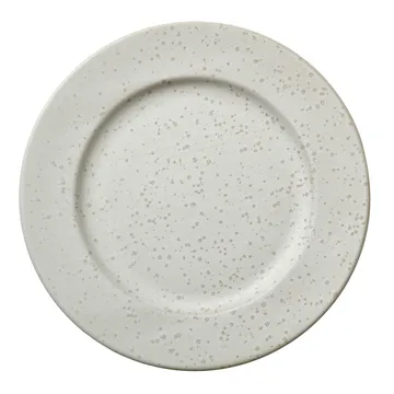 Assiette Bitz Ø27 cm mat - Blanc crème mat - Bitz