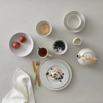 Assiette Bitz Ø27 cm mat - Blanc crème mat - Bitz