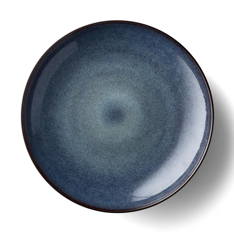 Assiette Bitz Ø 40 cm noir, Noir-bleu foncé Bitz