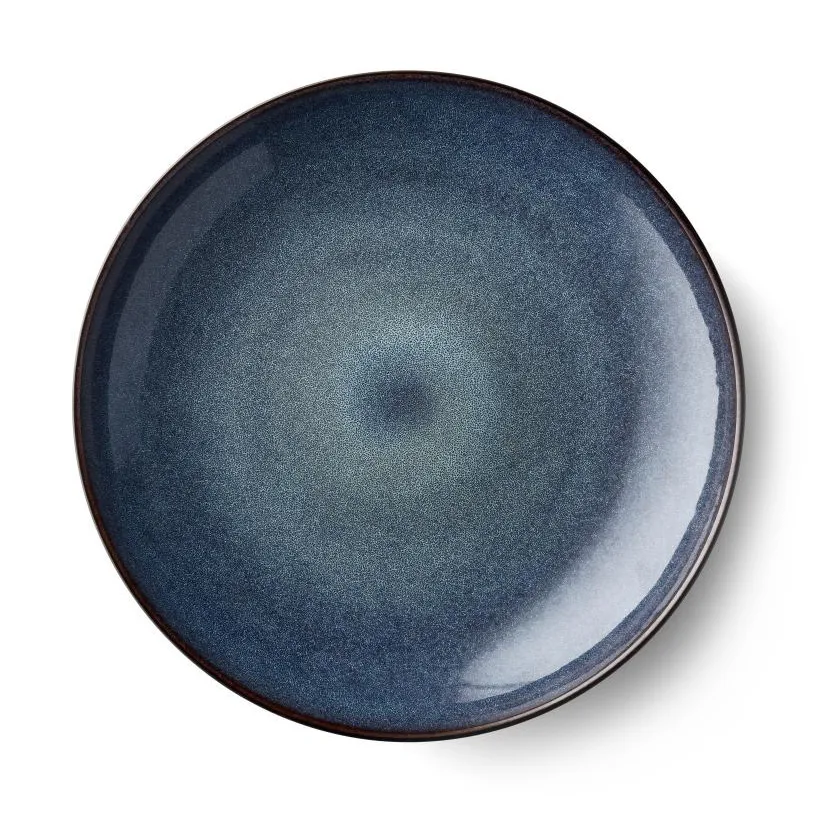 Assiette Bitz Ø 40 cm noir, Noir-bleu foncé Bitz