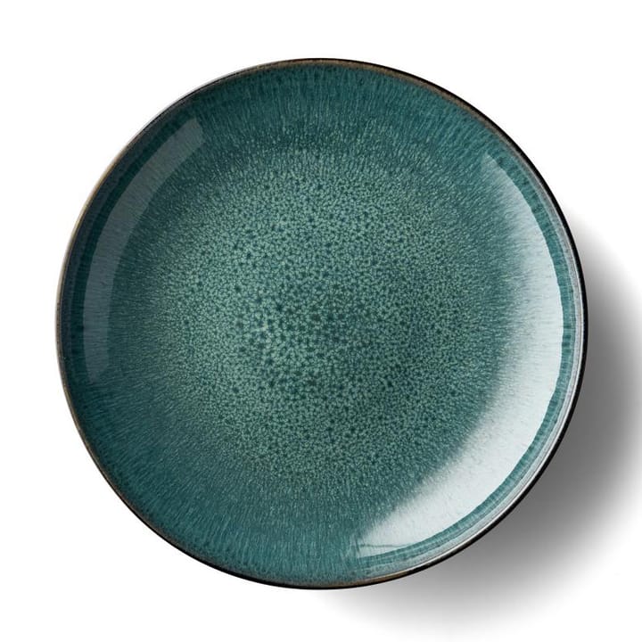 Assiette Bitz Ø 40 cm noir - Noir-vert - Bitz