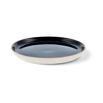 Assiette Bitz Gastro Ø 21 cm - Blanc-bleu foncé - Bitz