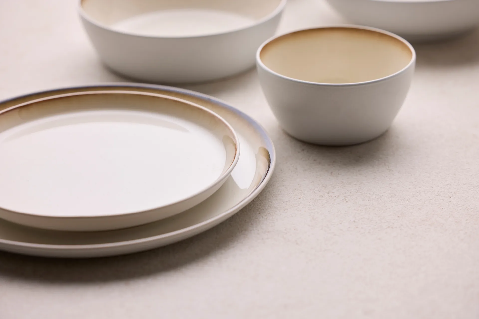 Assiette Bitz Gastro Ø 21 cm, Blanc-gäddvit Bitz