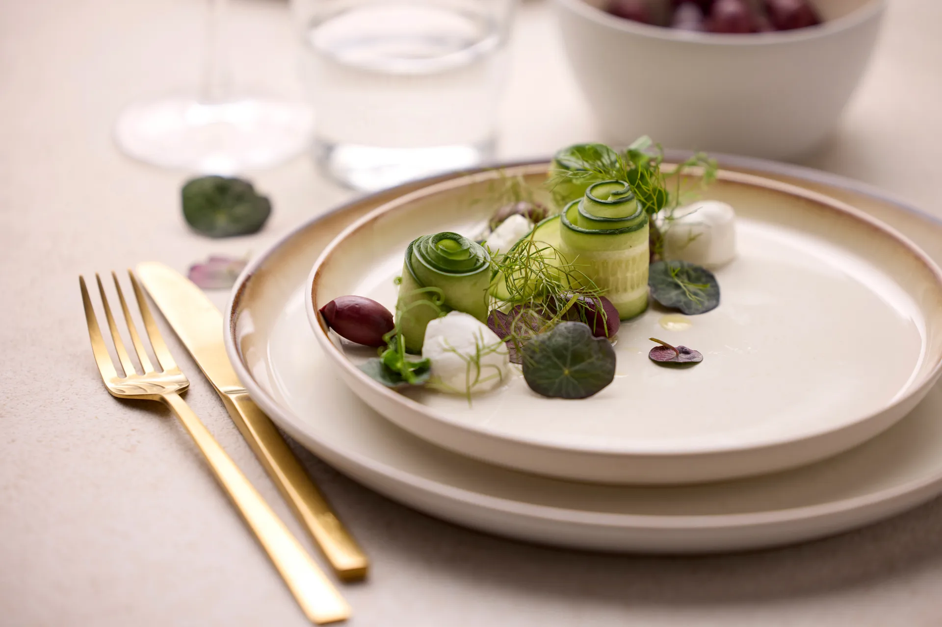 Assiette Bitz Gastro Ø 21 cm, Blanc-gäddvit Bitz