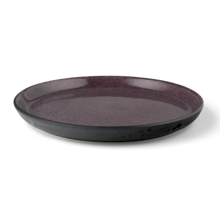 Assiette Bitz Gastro Ø 21 cm - Noir-lilas - Bitz