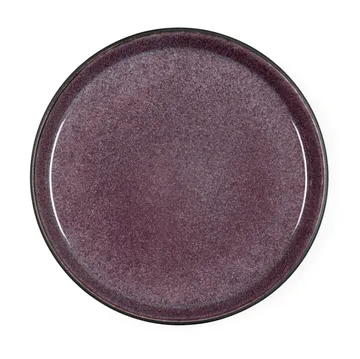 Assiette Bitz Gastro Ø 21 cm - Noir-lilas - Bitz