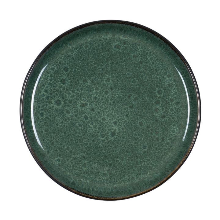 Assiette Bitz Gastro Ø 21 cm - Noir-vert - Bitz